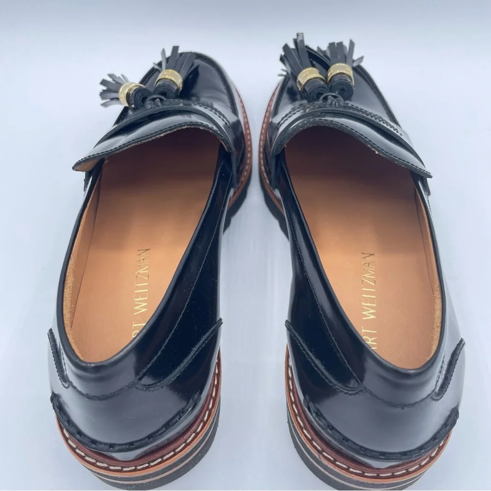 NIB Stuart Weitzman Manila Shoes 8 1/2 Black